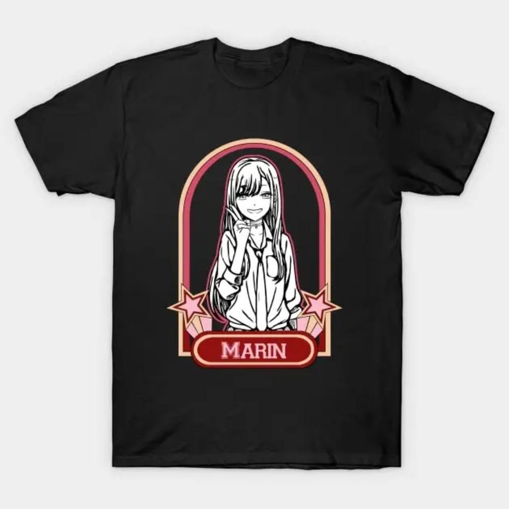 My Dress-Up Darling Marin Kitagawa Casual Outfit Anime Graphic T-Shirt | Manga Fan Streetwear Tee