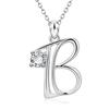 Fashionable Diamond Necklace In European and American 26 English Letters