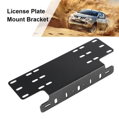 Supporto Targa Paraurti Anteriore Auto Telaio Staffa Barra Luce da Lavoro LED Alluminio Automobilistico Staffe per Targhe da Guida Accessorio
