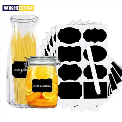 Home Vodotesná tabuľa s džemom na fľašu Štítky na tabuľu Label Marker Pen Labels Stickers