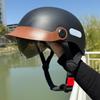 Certified 3C Electric Motorcycle Helmet: Retro, Breathable, All-Season, Lightweight for Men and Women