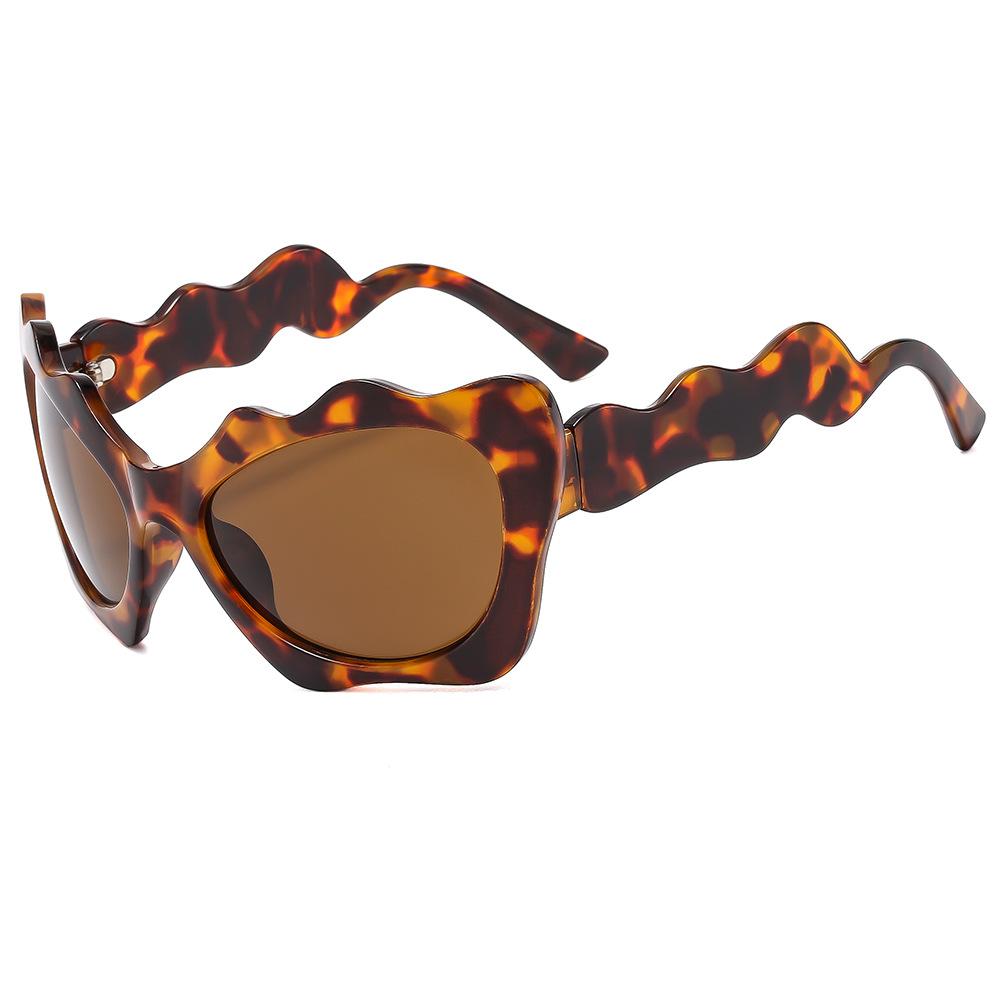 

JYL TS Sunglasses Curved Square Color Flat/89129 B-4617 персидский красный