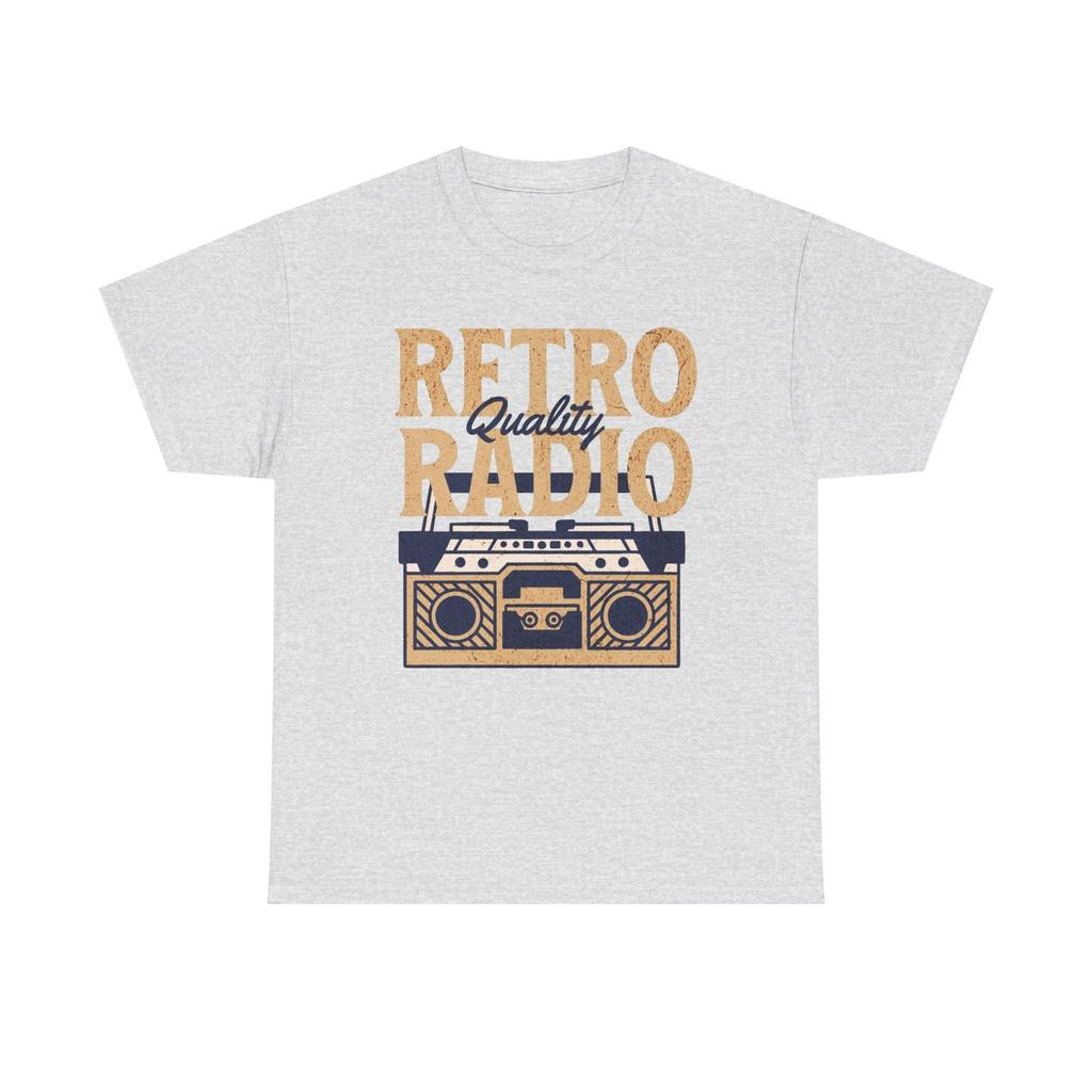 Retro Radio Men's Graphic T Shirt Heavy Cotton Tee