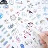 New 6sheet Wedding Bliss Stickers Romantic Wedding Theme Self-Adhesive Journal Sticker For Wedding Plan Scrapbooking DIY Decor