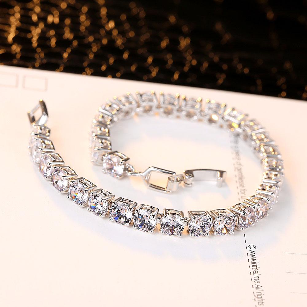 Zircon Bracelet: Women's Light Luxury & Exquisite Bangle for a High-End, Fashionable Look