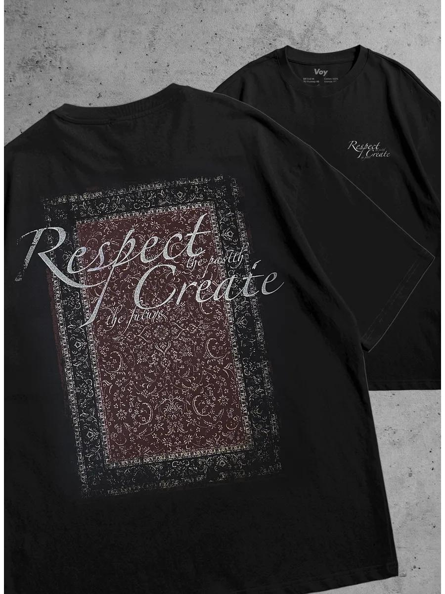 Черная футболка Oilers, хлопок, хоккейная тематика XL