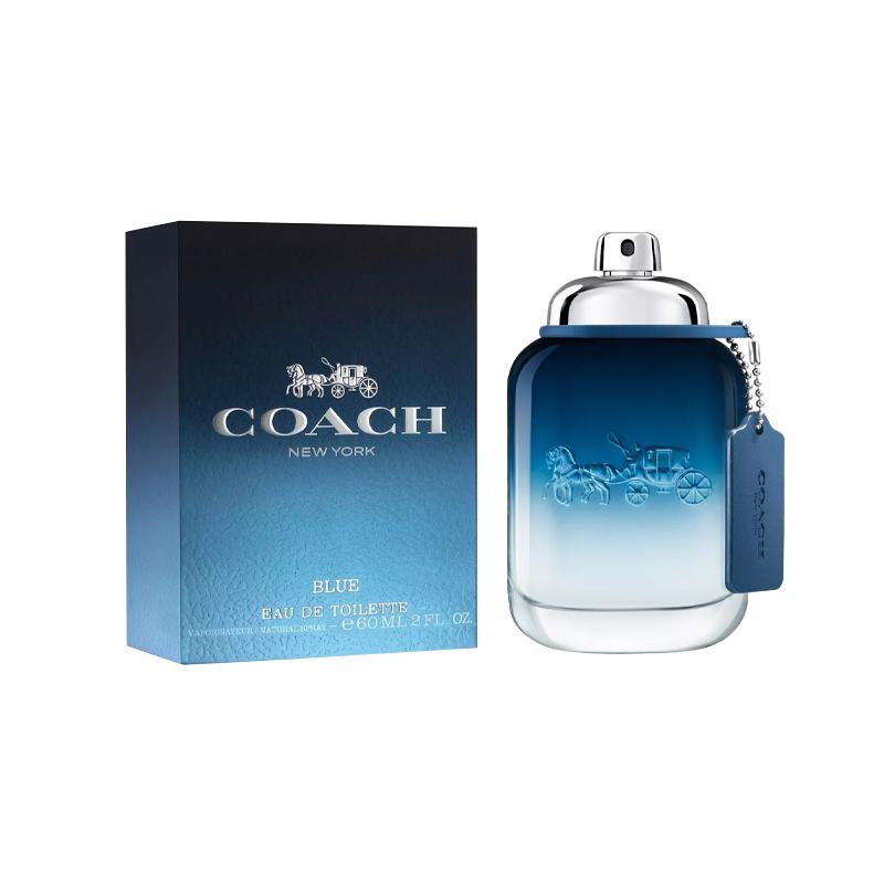 COACH New York Blues/Blue Мужской парфюм Ароматический аромат EDT // Лайм Перец Кедр Амбра 100 мл синий