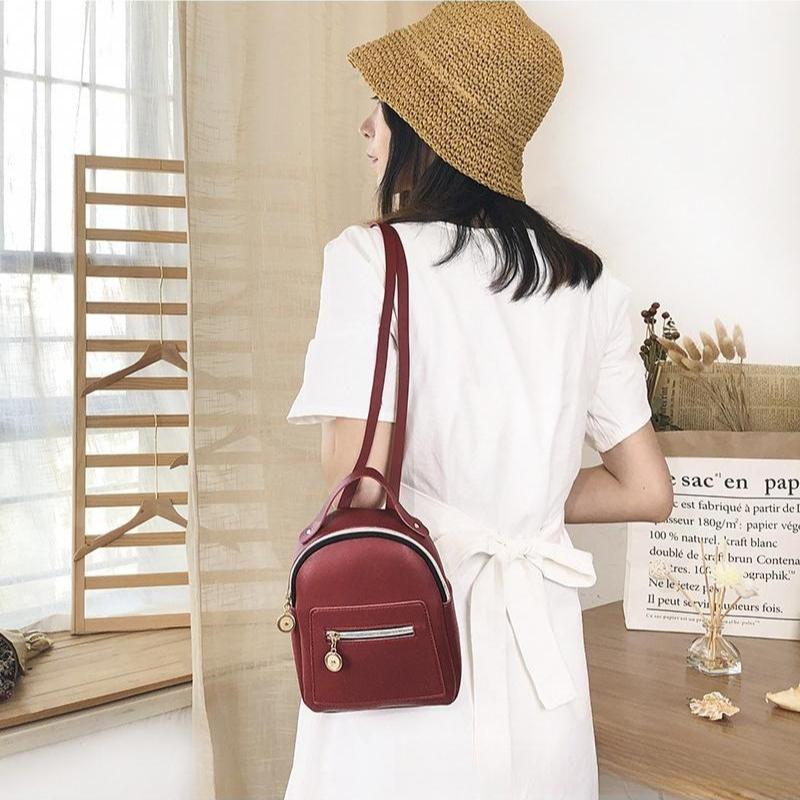 Korean Version of Women's Small School Bag Backpack Bag Women