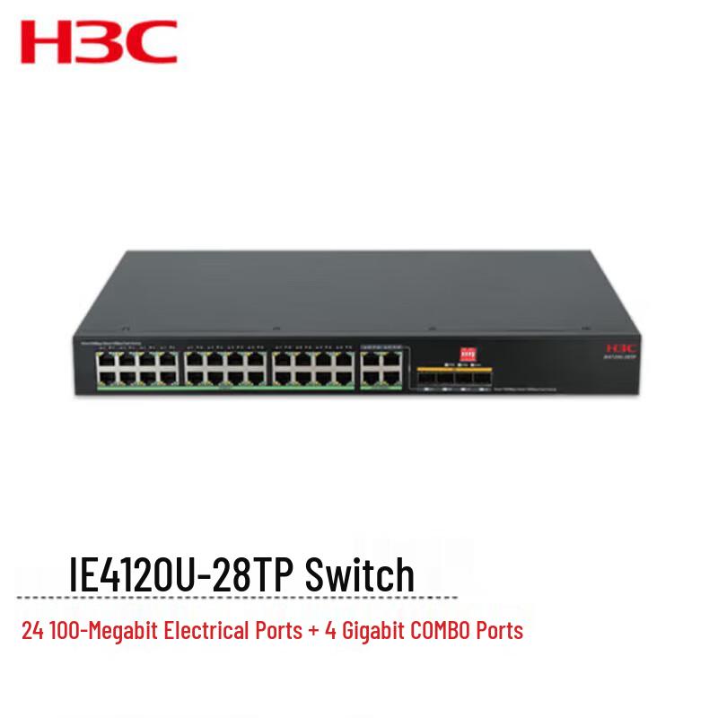 

H3C IE4120U-28TP Rack-mount Unmanaged Industrial Switch