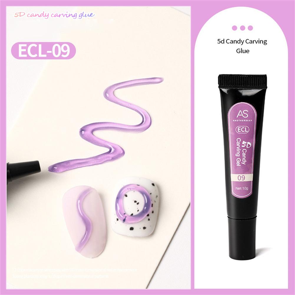 5D Hose Candy Macaron Jelly Gel Nail Gel Polish Solid Color Disposable Nail Gel DIY Nail Art Gel Manicure 10ml