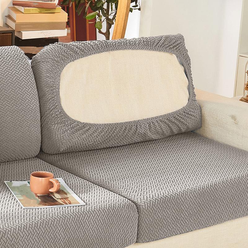 

Elastic Sofa Cover for Living Room Jacquard Furniture Protector for Sofa Washable Soft Seat Slipcover Pet Friendly Normal S