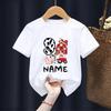 New Farm Digital Fun Printed Summer Cute BoysGirls Short Sleeve Round Neck Tshirt Top