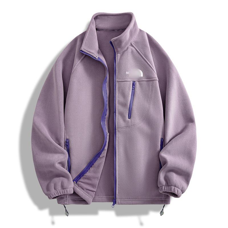 Beijia Unisex Stand Collar Fleece Jacket - Casual Dopamine Sportswear