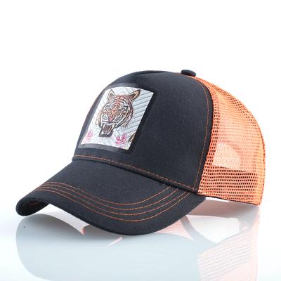 Vīriešu beisbola cepures sievietēm jaunas Trucker cepures ar Tiger Patch Snapback hiphopa beisbola cepures aizsargvāciņu