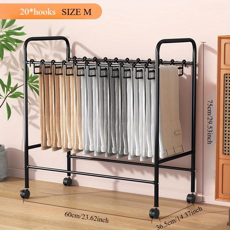 Регулируемая вешалка для брюк от пола до потолка для хранения брюк и одежды Вмещает до 2024 предметов брюк или одежды 9800₽