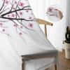 Beautiful Blossom Cherry And Birds Tulle Curtain For Living Room Sheer Valance Curtain For Kitchen Bedroom Window Drapes