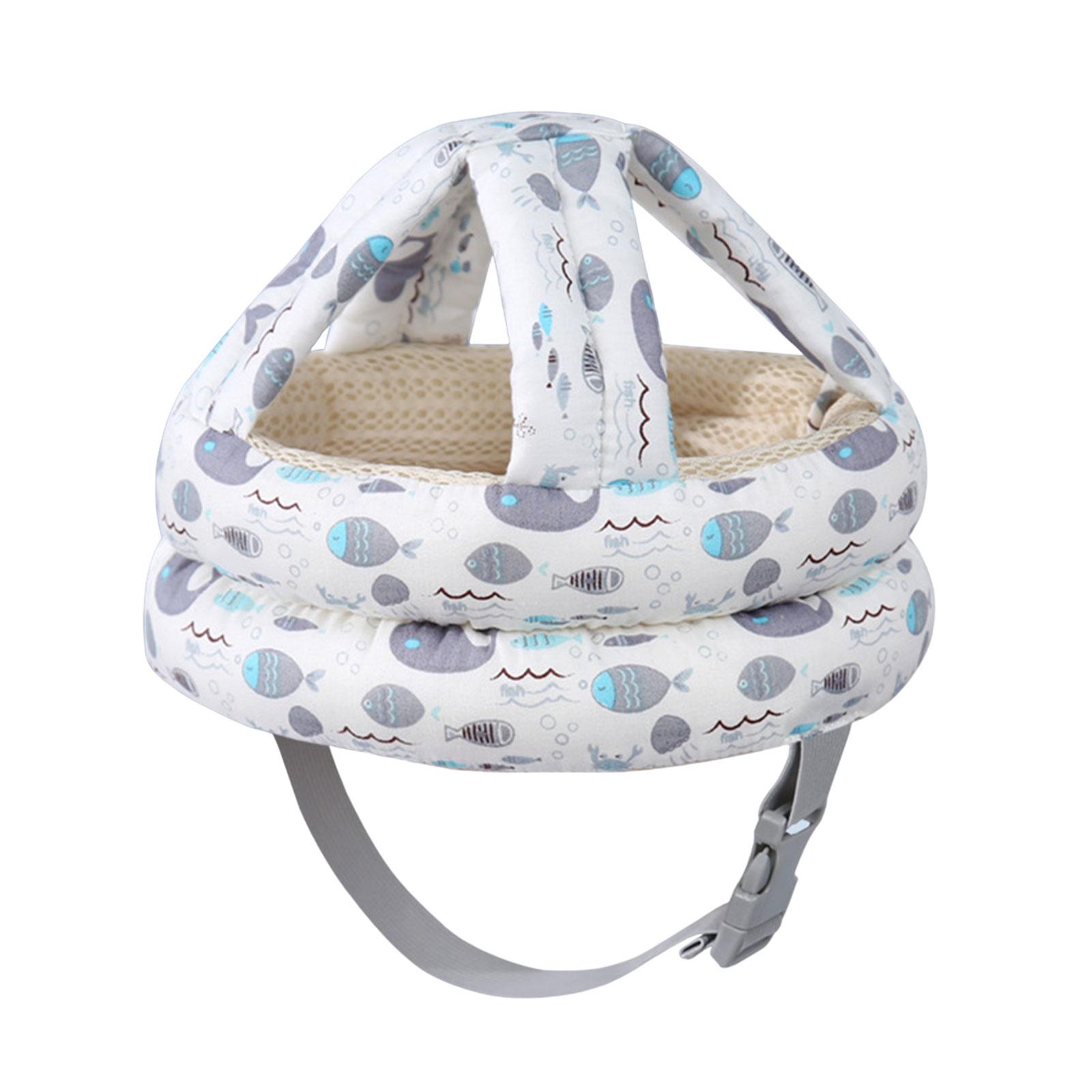 

Защитные шлемы для малышей Удобная защитная шапочка для малышей с регулируемым ремешком Регулируемая защита для головы малыша 7