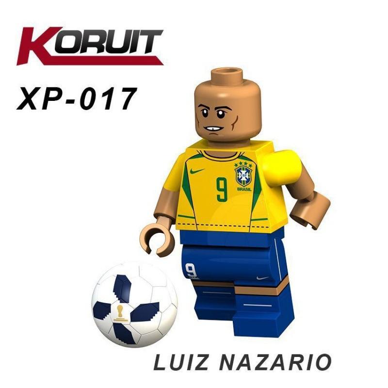 Puppe Einzeln Xp013-020 Fußball-Weltmeisterschaft Junge Baustein Spielzeug