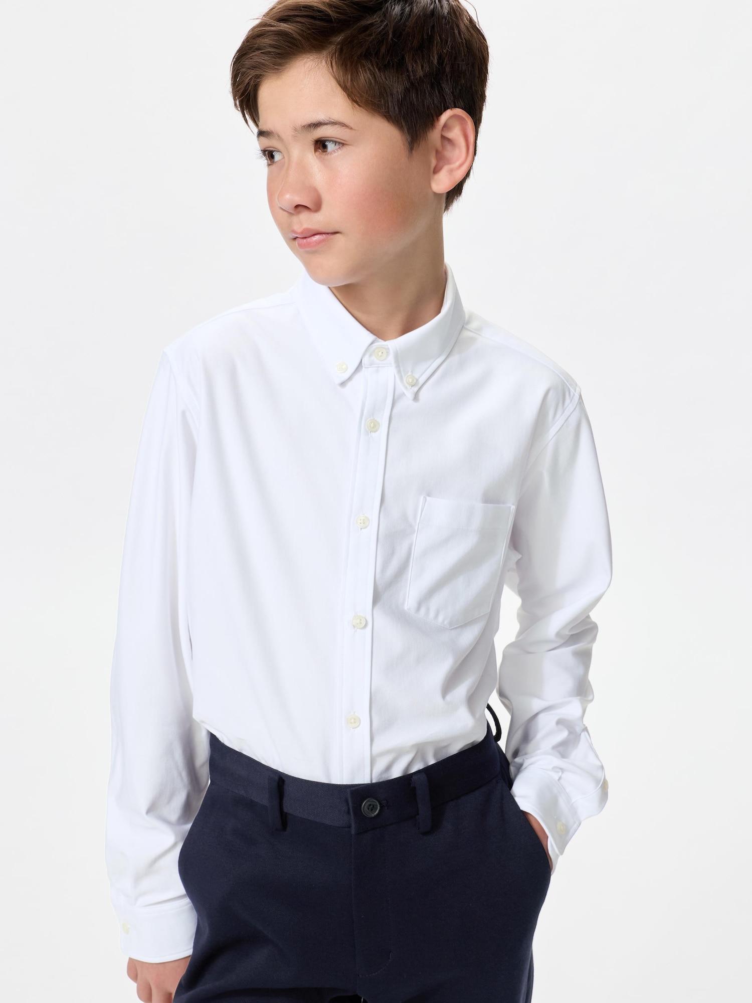 

Uniqlo Комфортна японська сорочка з довгим рукавом і тонкою тканиною 00 WHITE/160