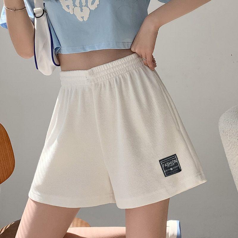 Casual Shorts Women's Summer Thin Loose Casual Large Size Wide Leg High Waist a Word Sports Hot Pants Pajama Pants Girls Lower