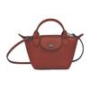 Le Pliage Cuir Sheepskin Handbag, Shoulder Bag, Crossbody Bag Medium Women's Russet 10147757003
