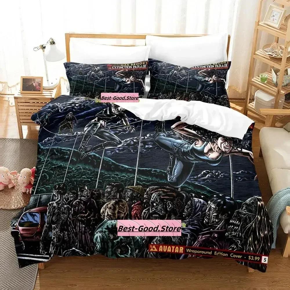 Comics Extinction Parade Bedding Set Cartoon Anime three-piece set Adult Kid Bedroom Duvetcover Sets funda cama infantil