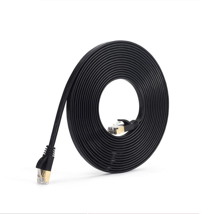 Cavo di Rete Gigabit Cat6/Cat7 Schermato ad Alta Velocità, Rame Privo di Ossigeno