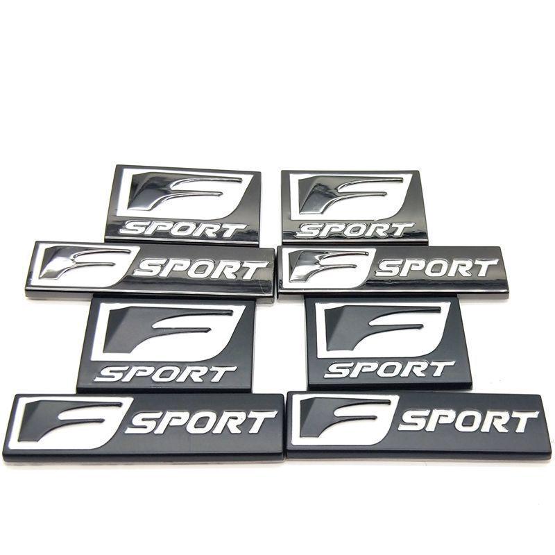 F-SPORT Metal Car Sticker for Lexus Lingzhi Logo Modification - Fender Pair
