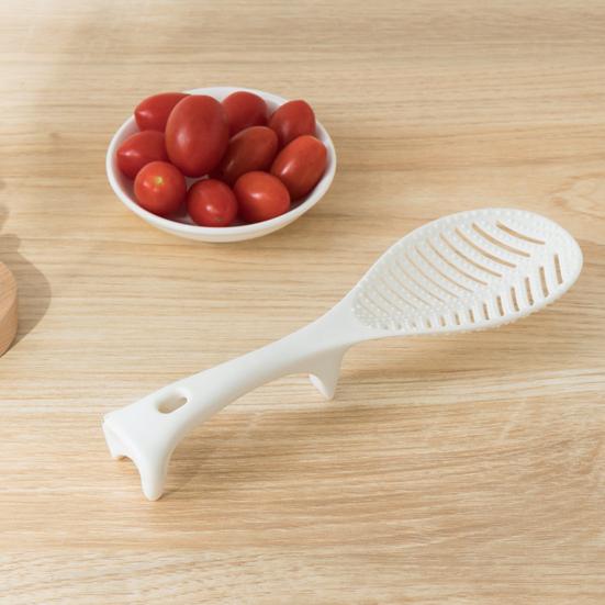 Rice Spoon Food Grade Heat Resistant PP BPA Free Creative Standing Type Rice Spatula for Home