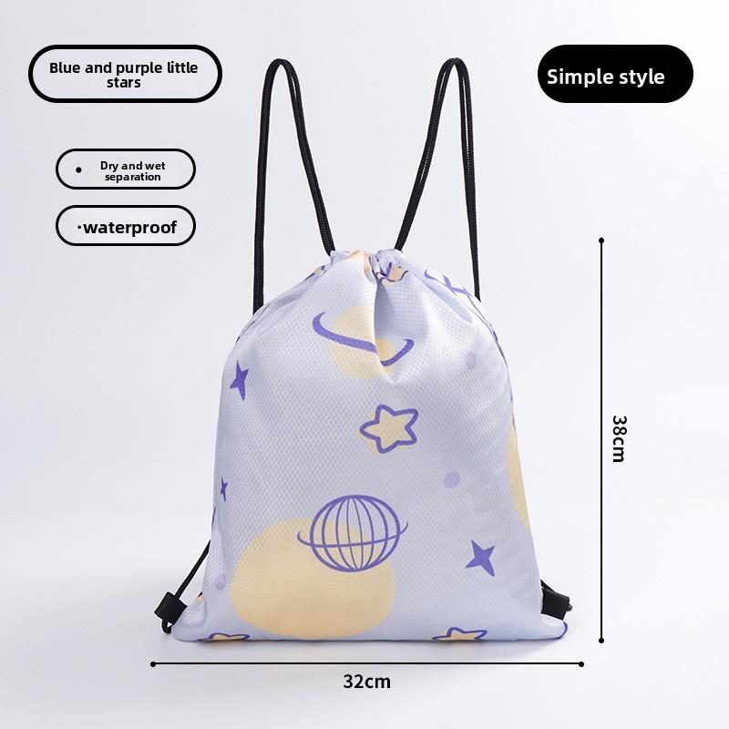 Kids Swim Bag With Dry Wet Separation Waterproof Storage For Beach Travel And Sports Use