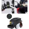 Motorcycle Vehicle-Mounted Charger Waterproof USB Adapter 12-60V Phone Dual USB Port Quick Charge 3.0 With Switch Moto Accessory
