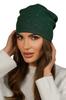 Women' Cap with Pearl Decoration, Green Color - Altair