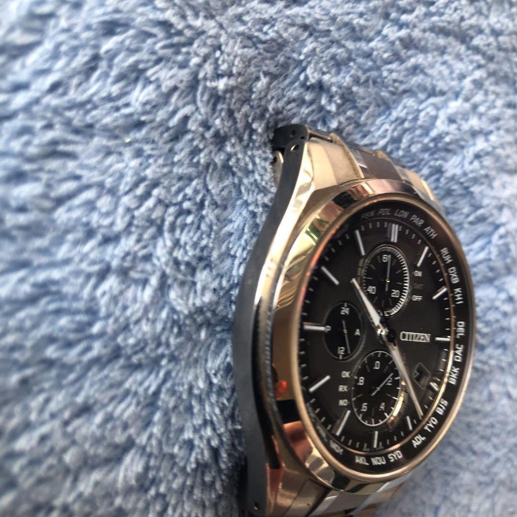 Used Citizen CITIZEN Atessa Radio Solar Chronograph