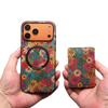 Phone Case for Samsung Galaxy S26 Ultra S25 Edge S24 Plus S23 Fe S21 S20 Note20 Magnetic Red Wine Cork Detachable Card Wallet