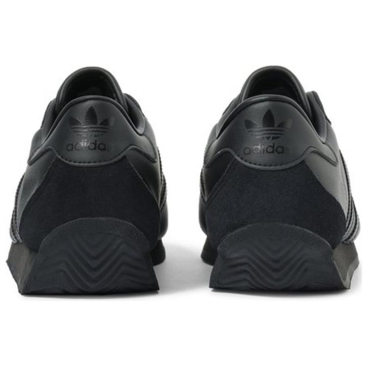 Adidas Originals Country 2 Pohodlné Všestranné Protiskluzové Odolné Nízké Neformální Boty Unisex Neformální Boty Černé JH5583