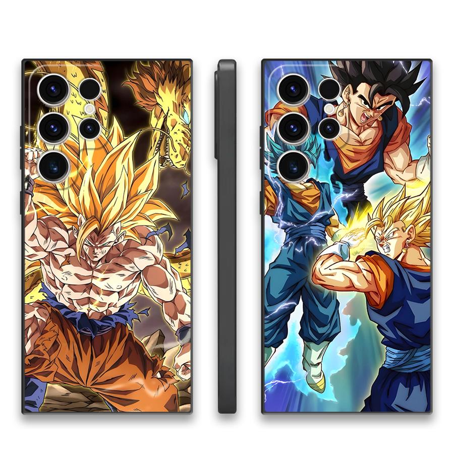 Dragon Ball Cartoon Goku Black Soft Phone Cover Case for Samsung Galaxy S23 Ultra S20 S25 Edge S21 FE S24 Plus