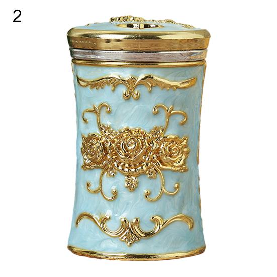 Toothpick Dispenser Box European Style Exquisite Relief Design 11 Styles Great Ultra-light Antique Organizer Case for Dorm