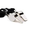 10-Pack Stainless Steel Whistles with Lanyards and Storage Box