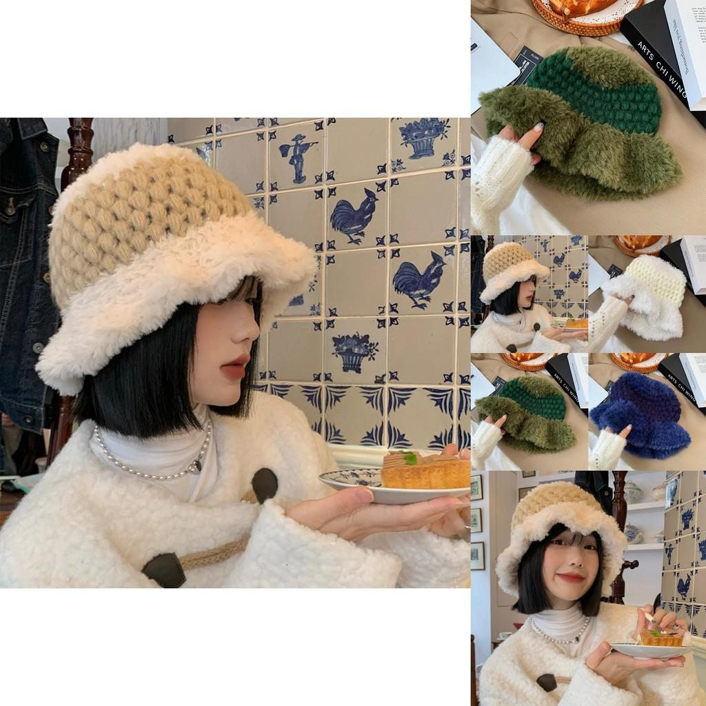 Fashionable Women's Winter Bucket Hat Large Brim Cozy And Windproof