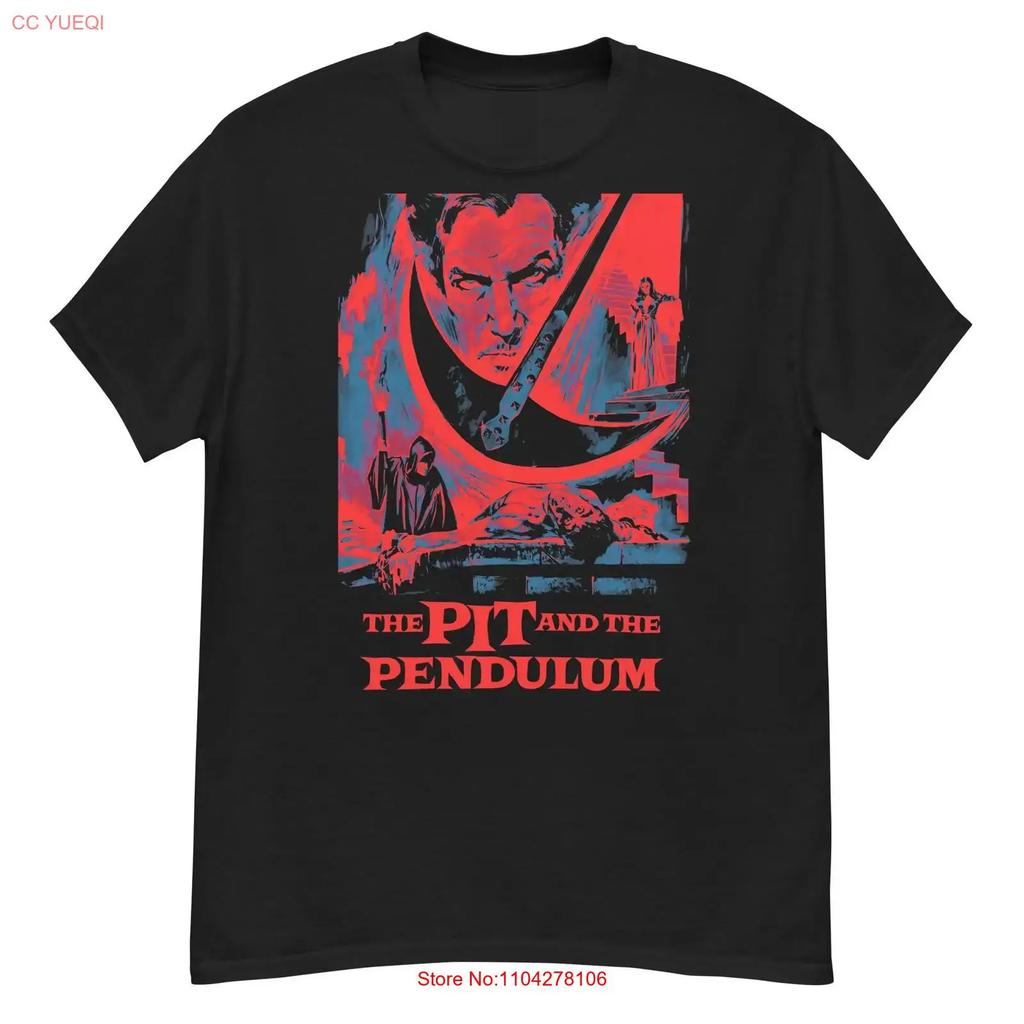 The Pit and Pendulum Cult Horror Film Fan Art T Shirt Vintage Washed Streetwear Breathable Designer Clothes Versatile Stretched