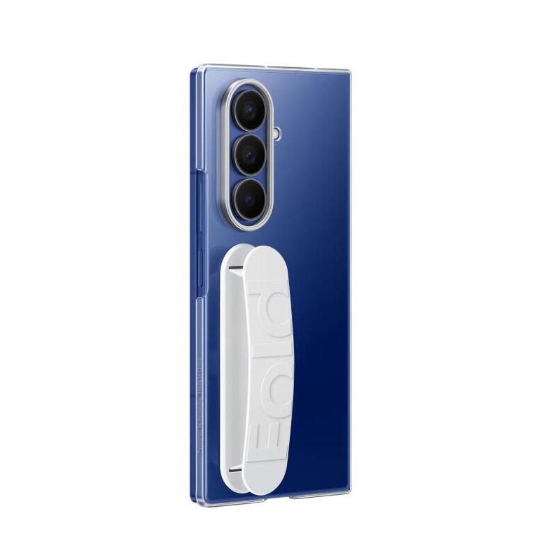 Original Samsung Galaxy Z Fold7 Clear Grip Case Cover For Galaxy Z Fold 7 Phone Casa with Finger Holder and Screen Protecto Film Protective Case