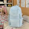 Schoolbag Fresh Schoolbag Versatile College Student Junior High School Girl Polka Dot Simple Large Capacity Cute Backpack New Backpack