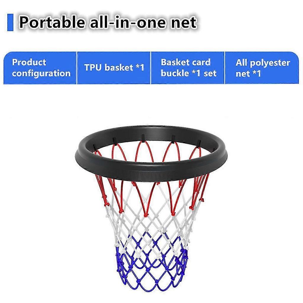 Portable Basketball Net Frame Indoor Outdoor Removable Professional Basketball Net Basketball Sports Accessories-C