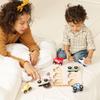 3D Wooden Car Shape Matching Puzzle Toy for Early Education