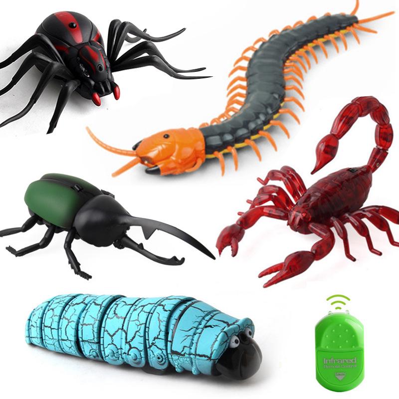 Infrared Remote Control Prank Toy: Cockroach, Spider, and Ant Simulation