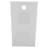 Plastic Wall Mounted Trash Bag Rubbish Bags Storage Box Kitchen Bedroom Bathroom(White)