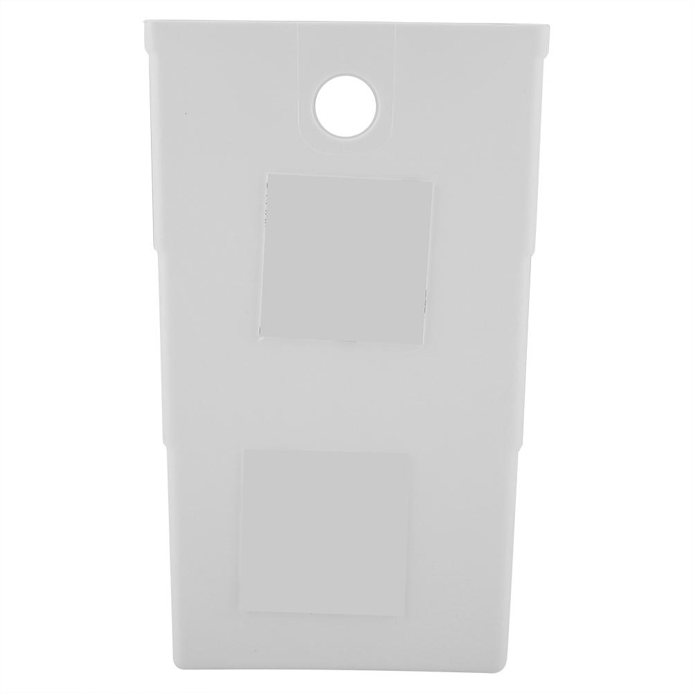 Plastic Wall Mounted Trash Bag Rubbish Bags Storage Box Kitchen Bedroom Bathroom(White)