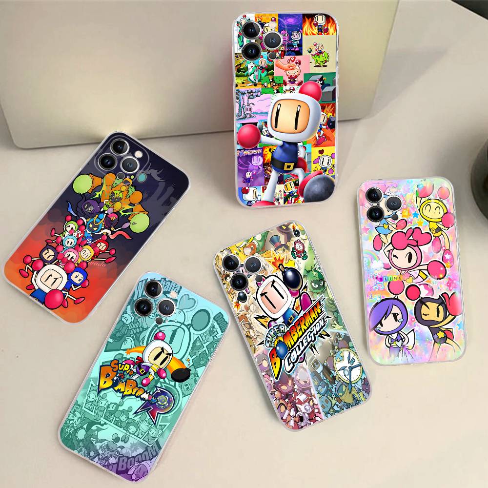 Super Bomberman Case for iphone 17 16 15 pro max 11 12 13 14 Pro Plus Phone Cover