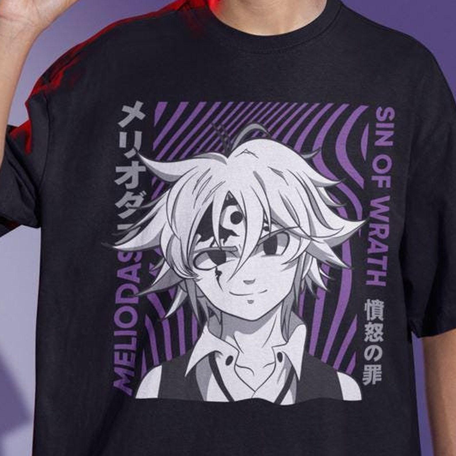 Unisex Escanor T-Shirt, The Seven Deadly Sins T-Shirt, Nanatsu no Taizai, Anime Shirt, Anime T-Shirt 2XL
