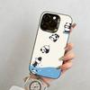 panda Phone Case For iPhone 17,16,15,14,13,12,11 Plus,Pro Max,XS,Colorful Silver Phone case Funda Cover